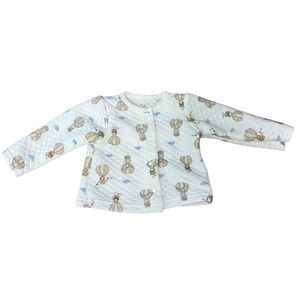 Le Top Bebe Quilted Cotton Jacket 3-6 Months Balloon Print Baby Kidswear